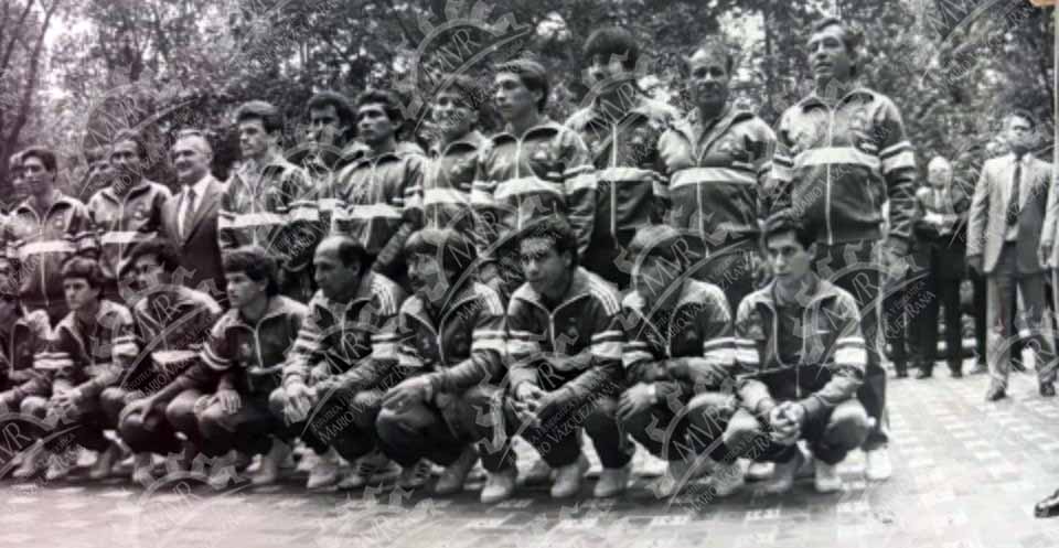 México, 31 de mayo de 1986 - Selección mexicana con el presidente Miguel De la Madrid